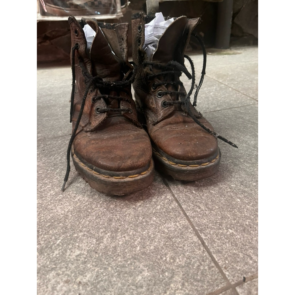 sepatu boots docmart crazy horse ori