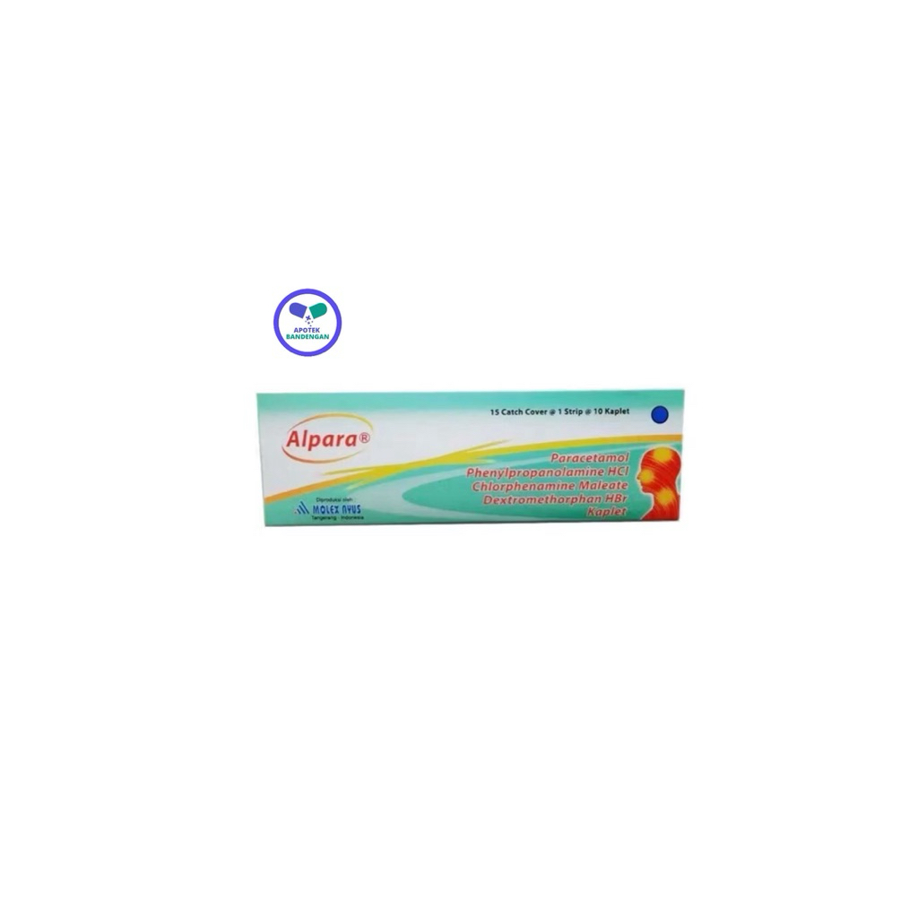 alpara 1 strip obat batuk dan flu