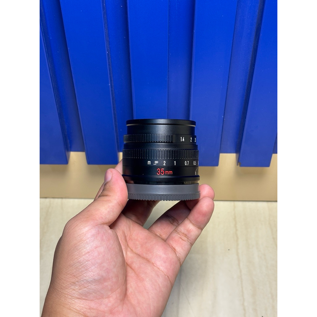 Lensa Manual 7artisans 35mm F1.4 For Sony Like New Mulus