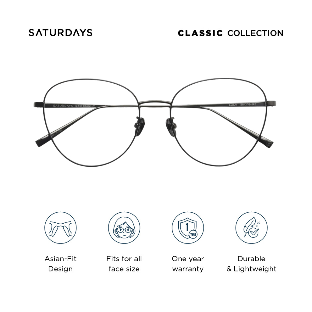 [SALE] SATURDAYS - Lola Eyewear Kacamata Pria & Wanita