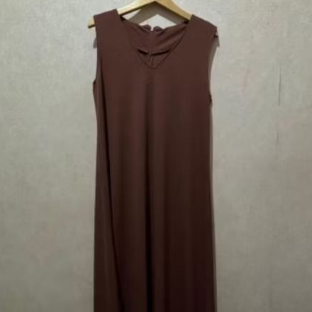 dress coklat