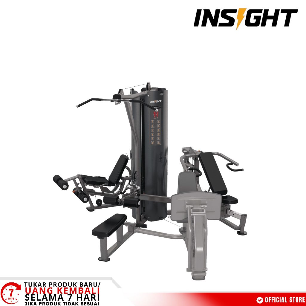 LIFESPORTS ALAT GYM FITNESS INSIGHT 3 STAG MULTI STATION BS004 IMPORT KOMERSIAL