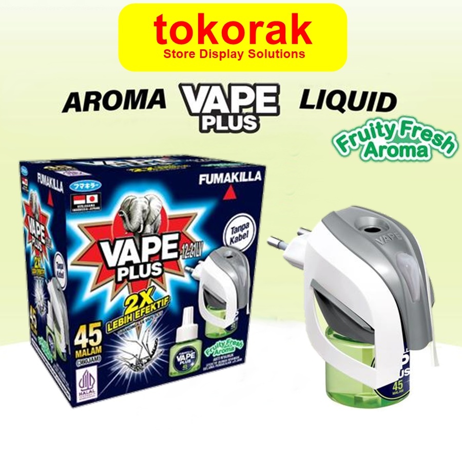 FUMAKILLA VAPE PLUS ELECTRIC LIQUID DEVICE CORDLESS OBAT NYAMUK COLOK TANPA KABEL