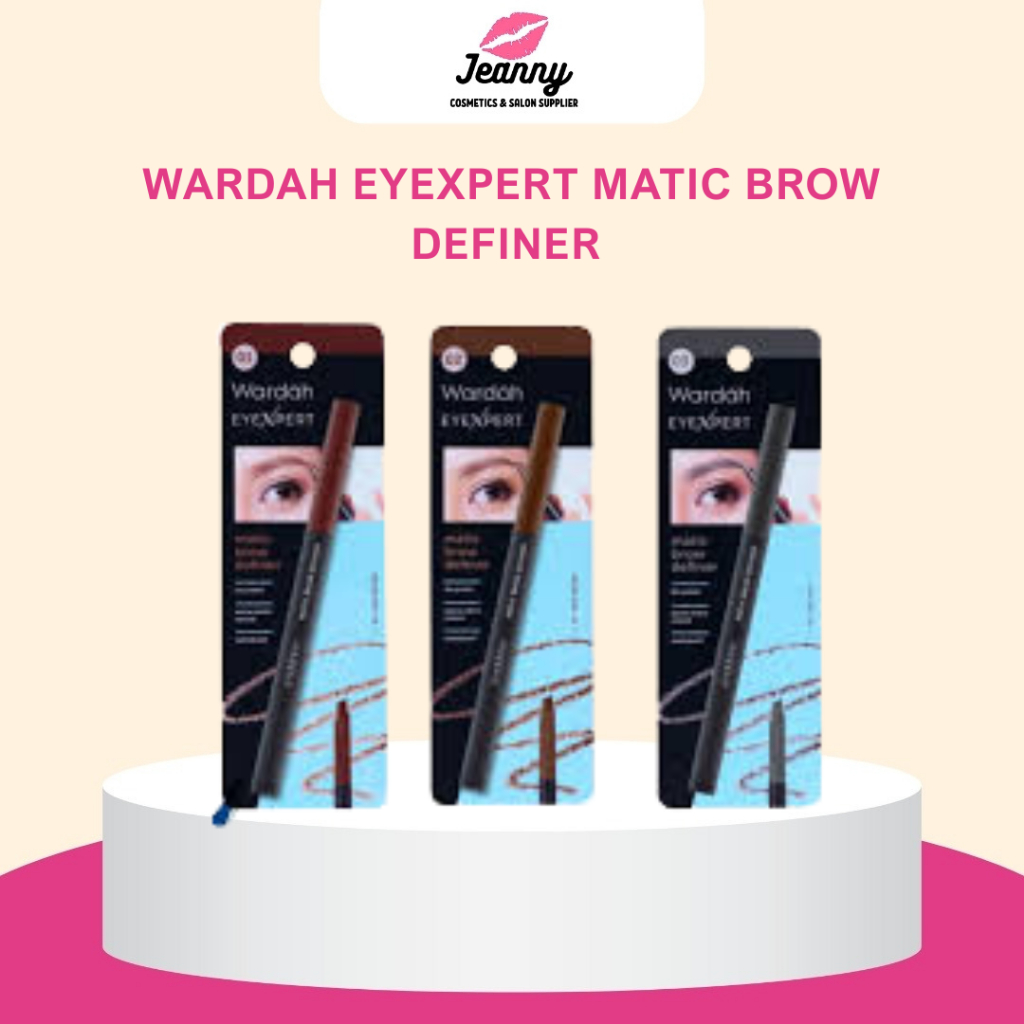 WARDAH EyeXpert Matic Brow Definer Pensil Alis Waterproof