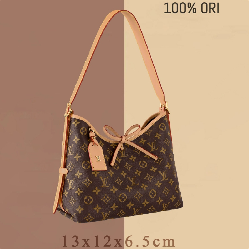 100% Ori Louis Vuitton LV Carryall PM MM Women's Totbag/Totbag wanita/tas selempang wanita Box + dus