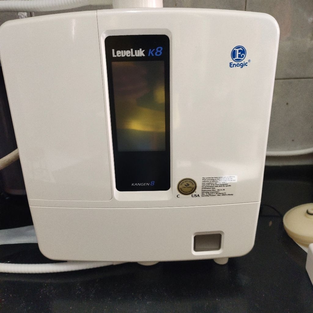 mesin kangen water K8 second mulus free pompa 8plat layar sentuh