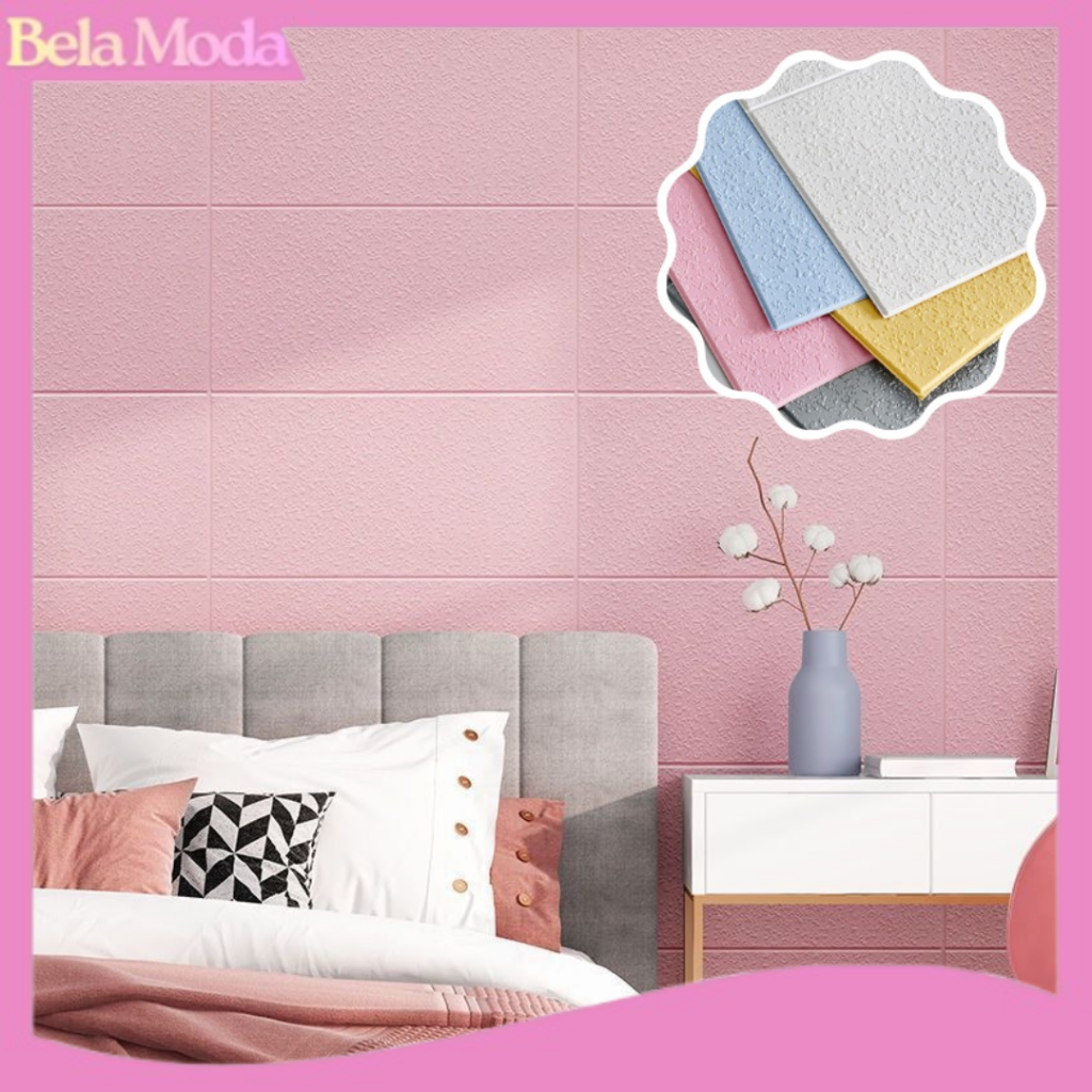 HL0541 Wallpaper Dinding Foam 3D Sticker Wall Decoration Dekorasi Rumah Wallpaper atap plafon