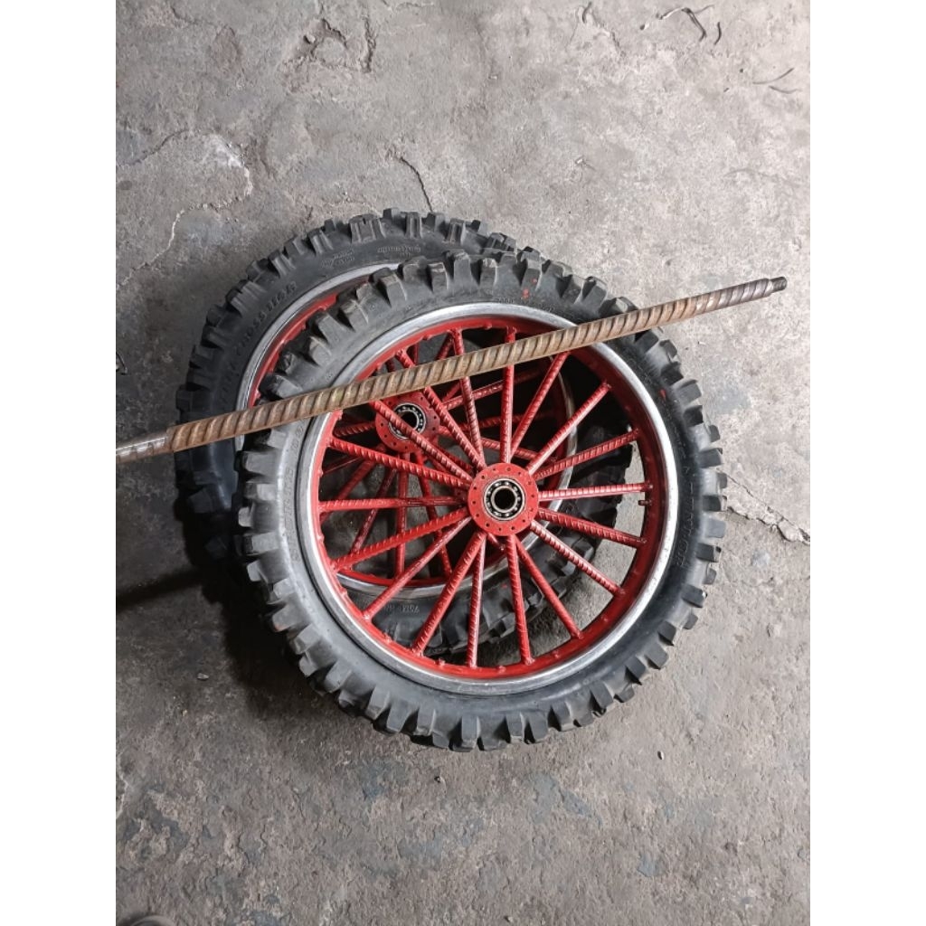 roda gerobak ring 18 ruji kerep ukuran ban tiger