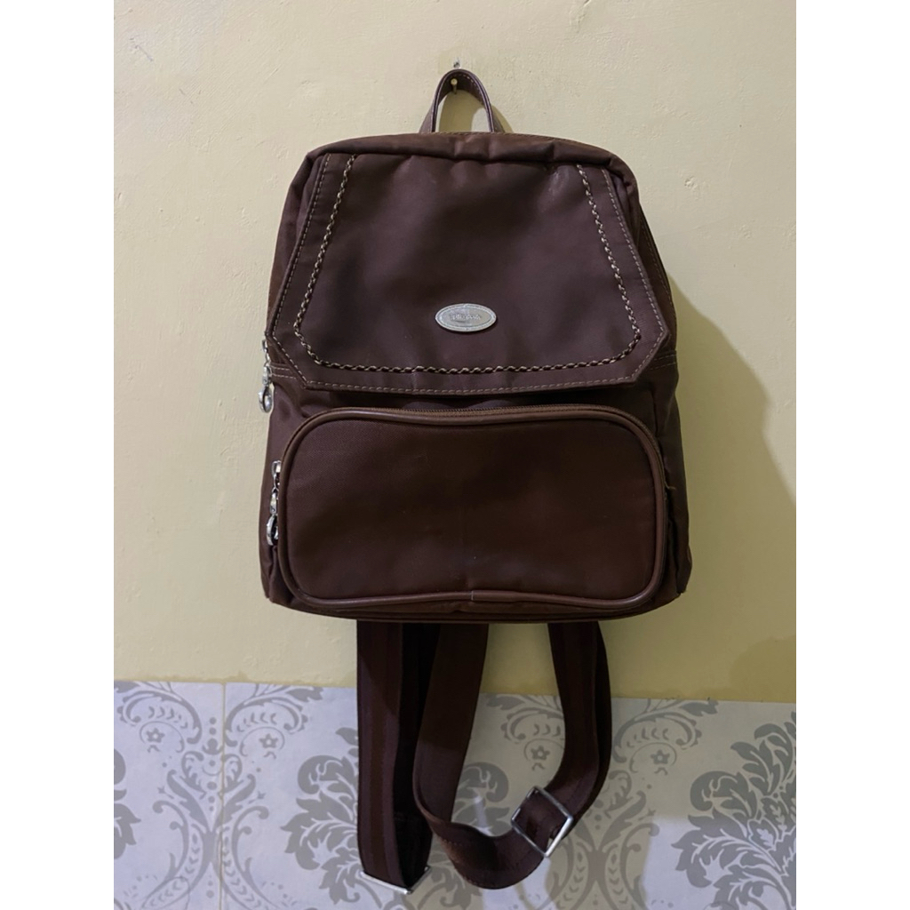 PRELOVED TAS GENDONG ELIZABETH WARNA COKLAT