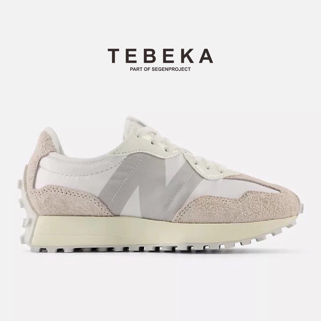 Sneakers NB Classic 327 Suede Leather [WS327SFD] White Grey Moonbeam Original