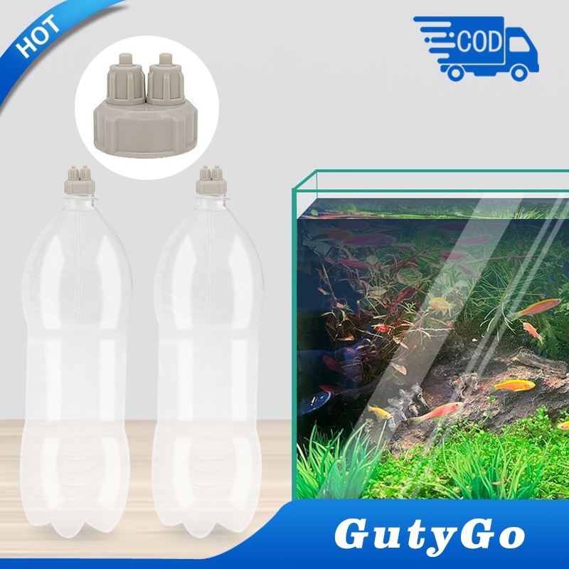 Tutup Botol CO2 DIY Dua Lubang / Tutup CO2 Tabung / Tutup Botol CO2