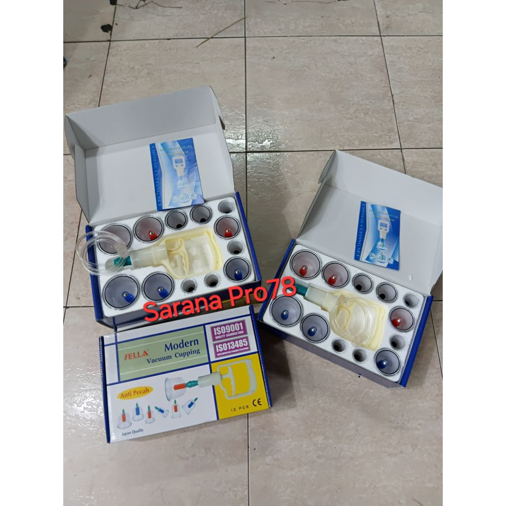 Alat Bekam isi 12 Kop Bekam Kop Angin