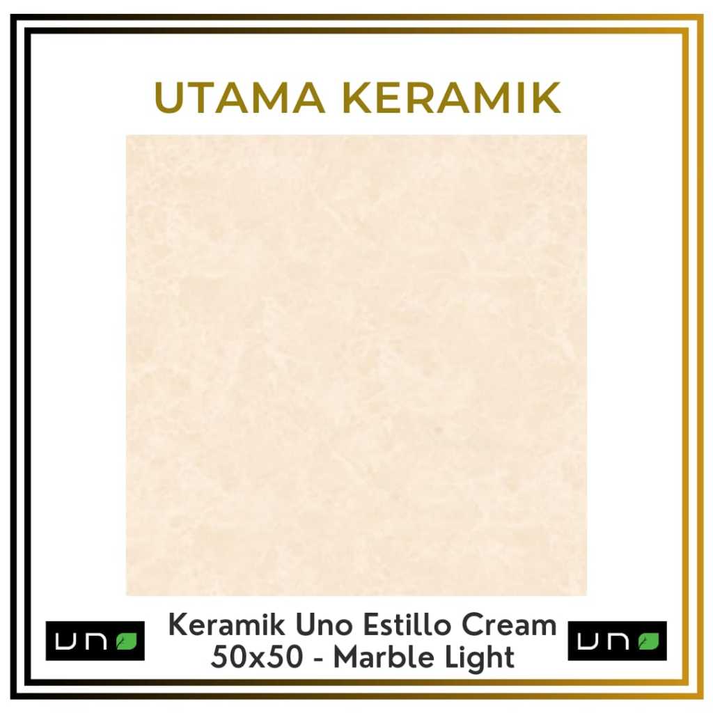 Keramik Uno 50x50 Estillo Cream - Keramik Cutting 50x50 Cream - Keramik Lantai Cream