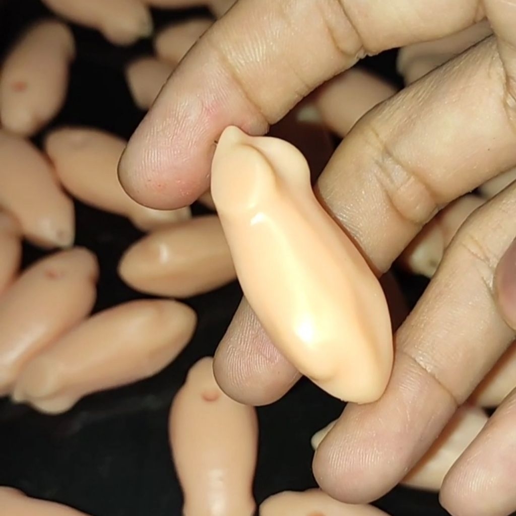 Molding Soft Frog Geriga Type Gamol 4.3 cm – Cetakan Softfrog Untuk Kail 2/0 – Cocok Hook 9983