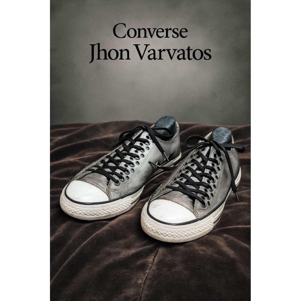 Converse john varvatos low silver