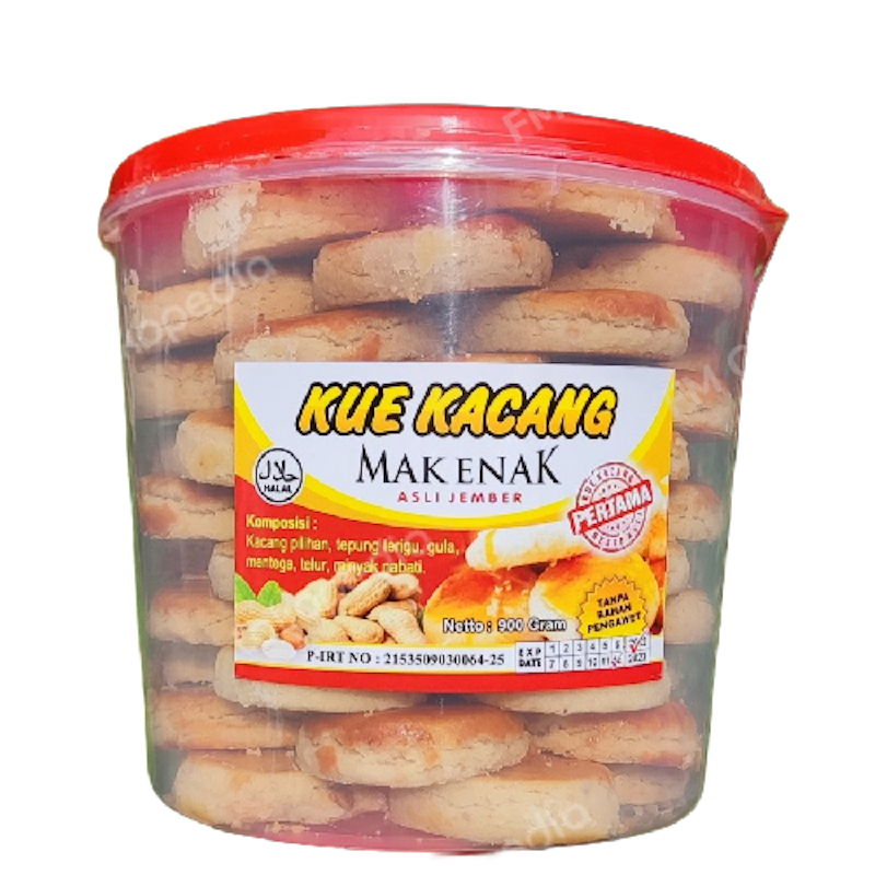 Kue kacang Mak Enak asli jember 900gr
