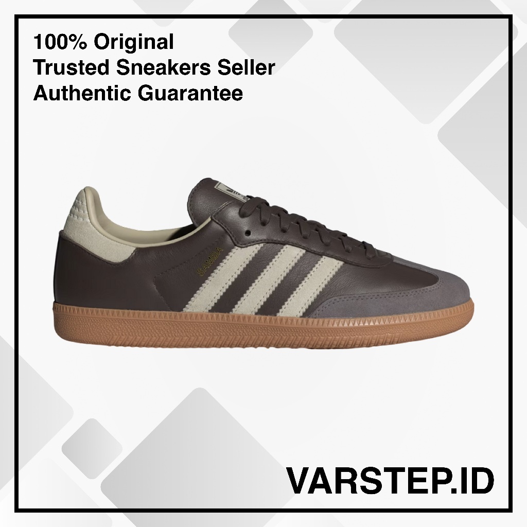 Adidas Samba OG Brown Putty Grey 100% Original