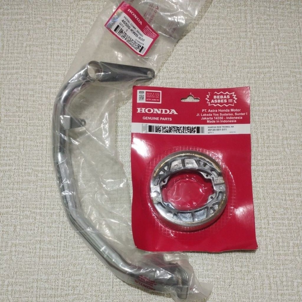 PEDAL REM INJAKAN REM+KAMPAS REM REVO ABS REVO ABSOLUTE REVO FIT REVO FI BLADE 110 REVO LAMA KODE KW