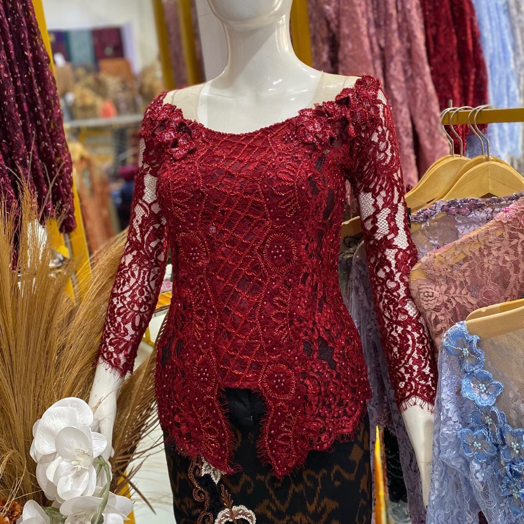 Kebaya Modifikasi Full Payet Tabur Seluruh Badan | Kebaya Premium | Kebaya Bali | Kebaya Payet | Keb