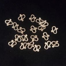 BAHAN PERAK Kokot S Ukuran 1 CM Kokot / Kait Perak/ Kait Kalung dan Gelang Bahan Perak Asli