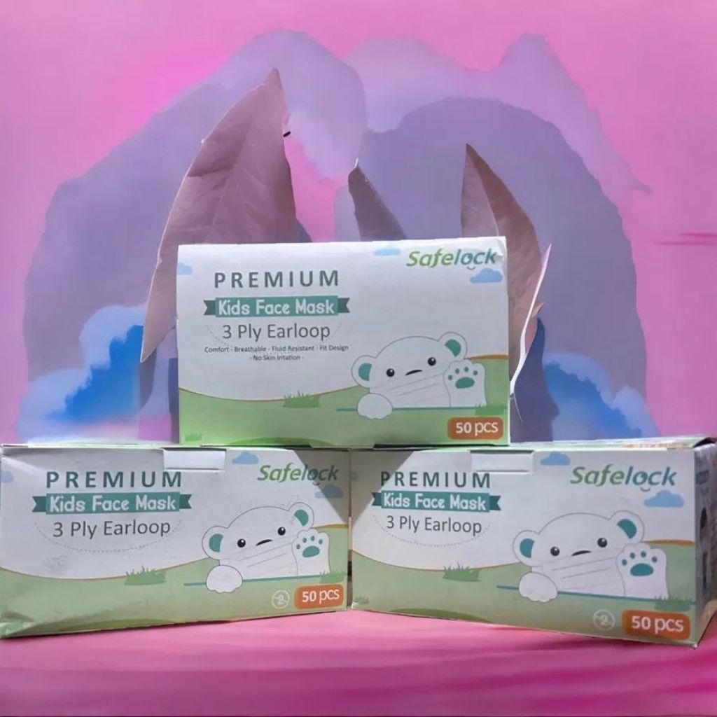 MASKER ANAK KECIL SAFELOCK 50pcs