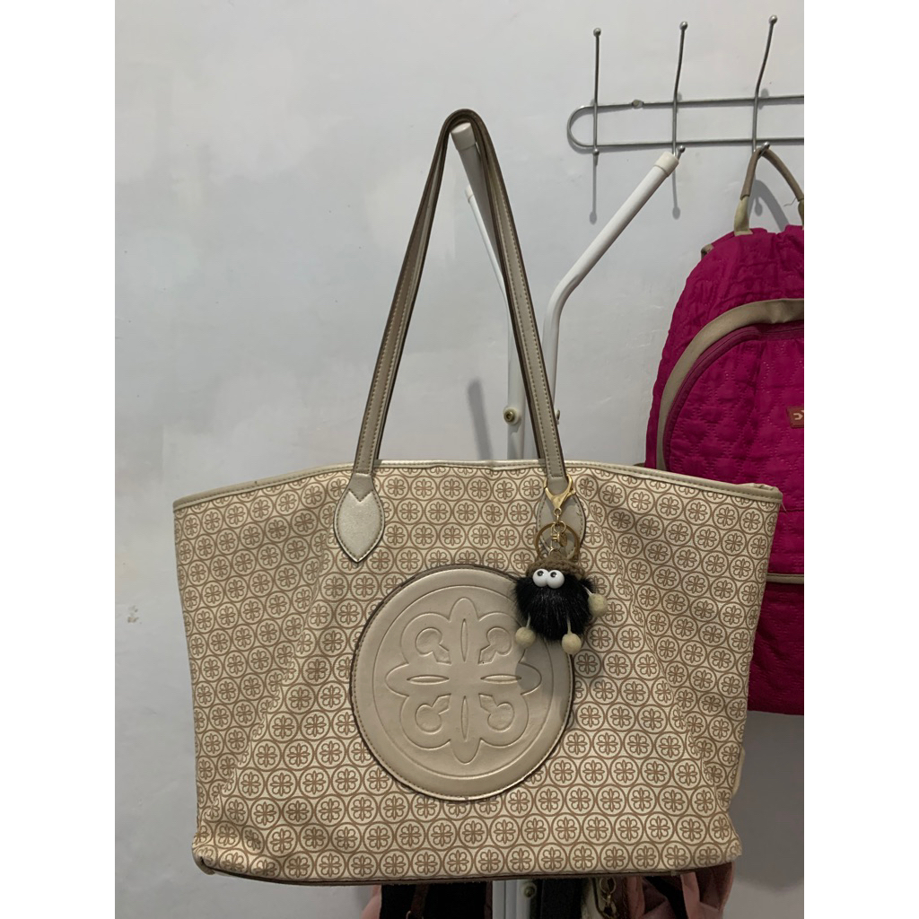 Preloved Tas Tote Les Catino Devica Carry AlI Monogram