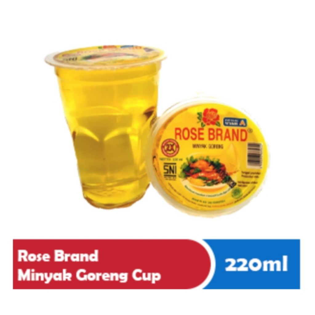 ROSE BRAND MINYAK GORENG CUP 220ML