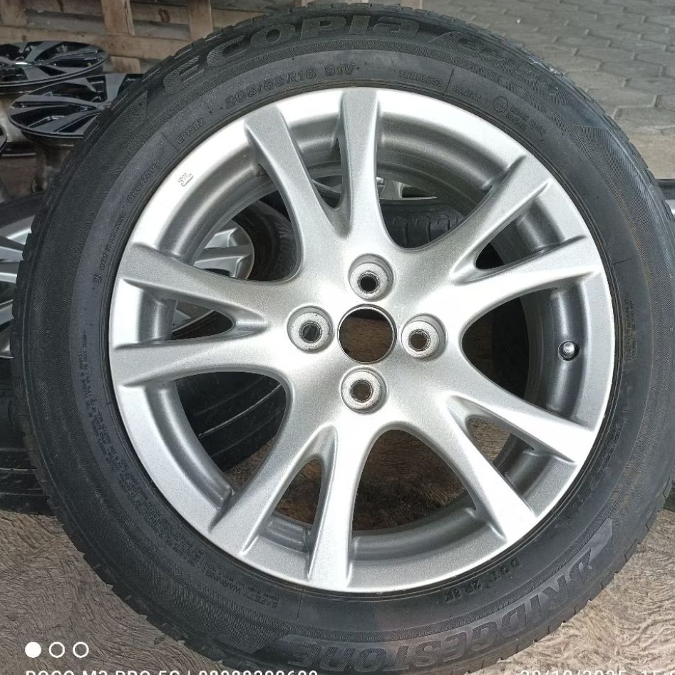 velg r16 pcd 4x100 mazda