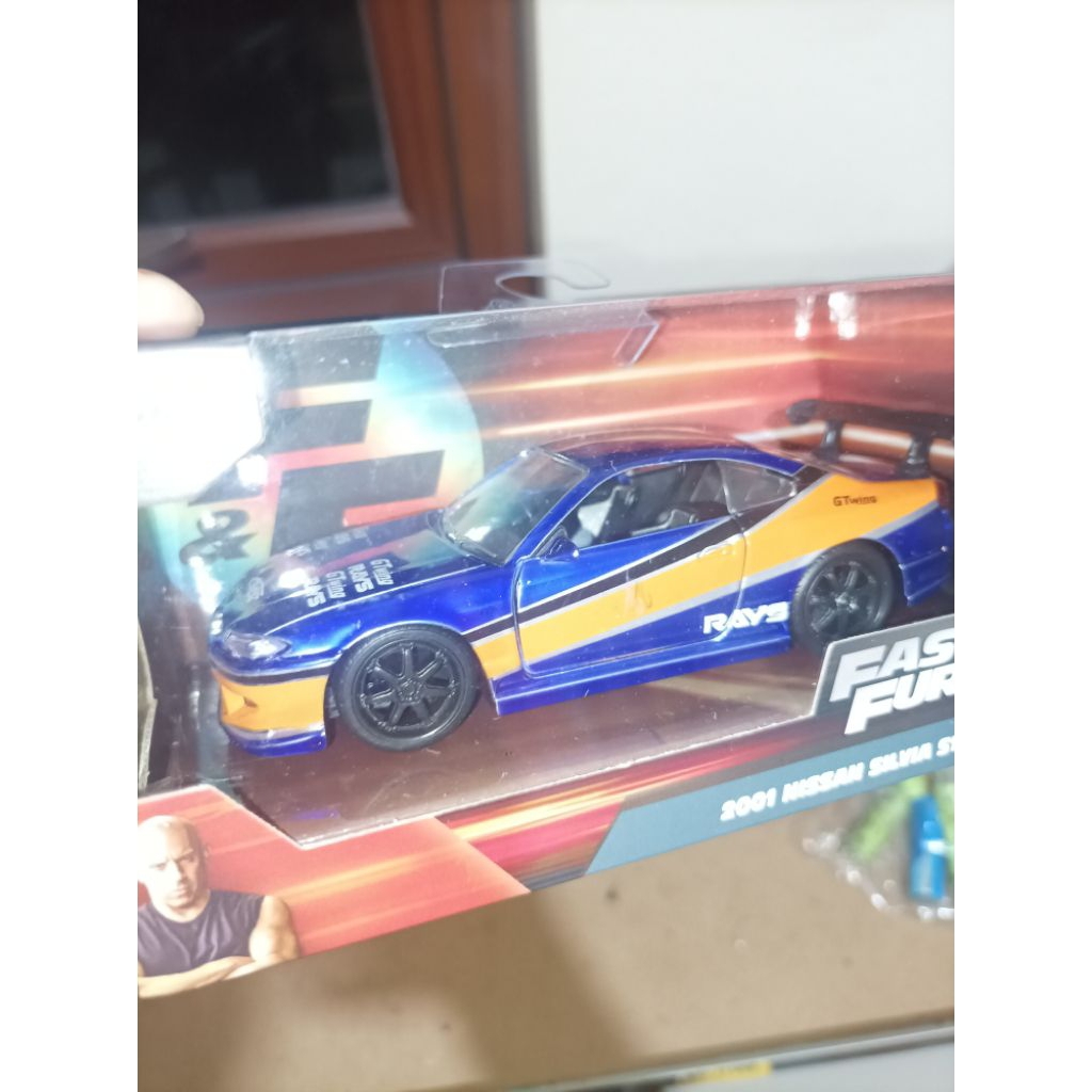 diecast jada fnf Hans Nissan Silvia 1/32  jada fast & furious 1/32