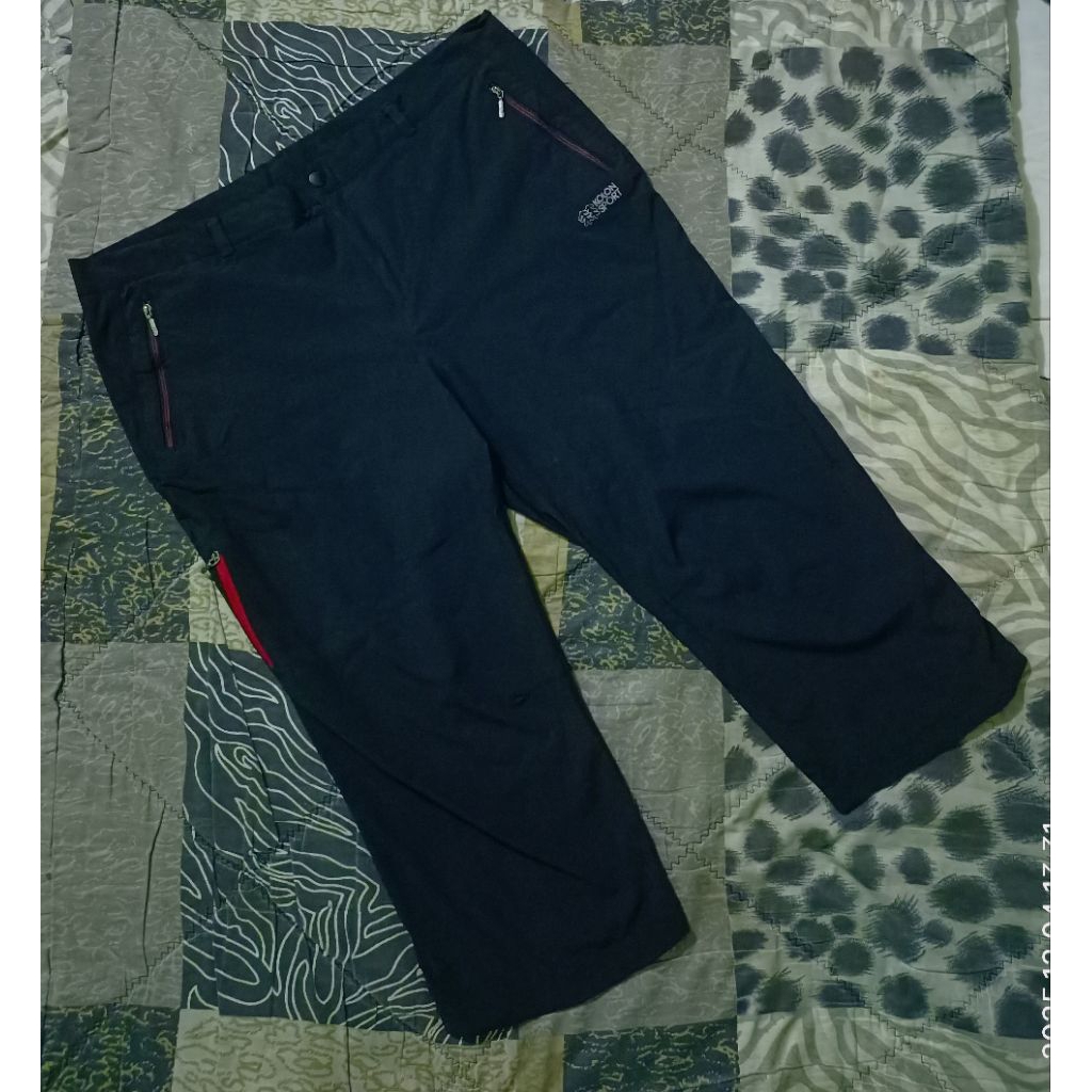 celana pendek ¾ gunung KOLON SPORT semi cargo second brand quickdry tebal