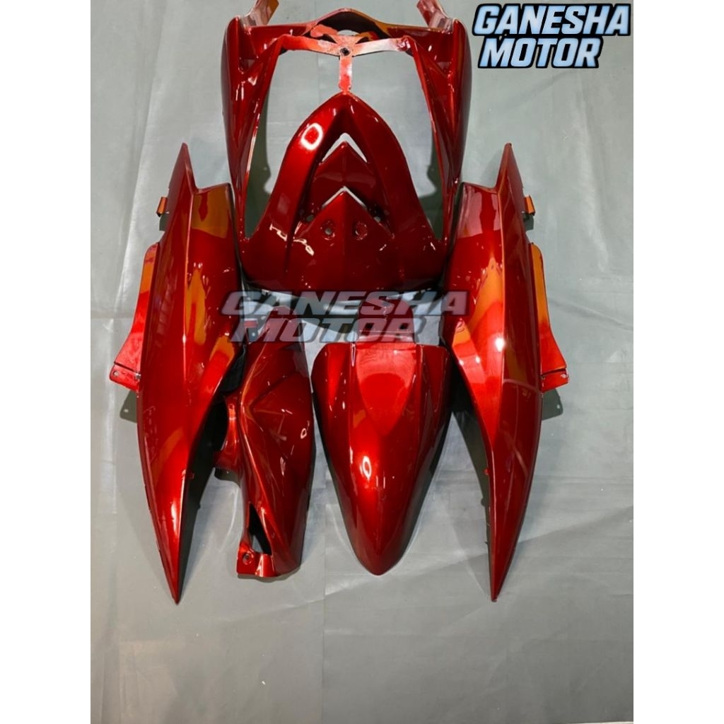 Full Set Body Halus Mio Soul Karbu Warna Merah Mazda / Mio soul mata 1