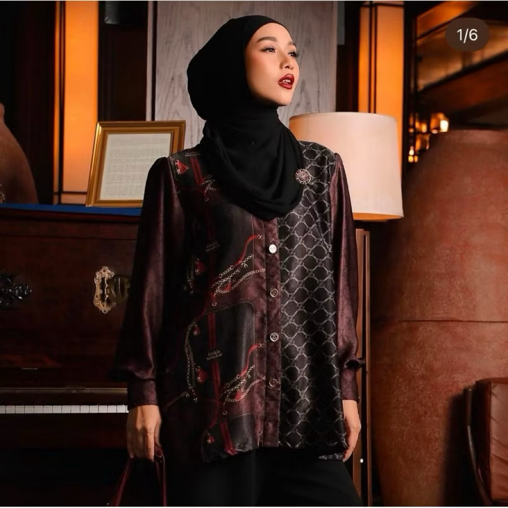 PRELOV ZASKIA SUNGKAR CHAIN BLOUSE S