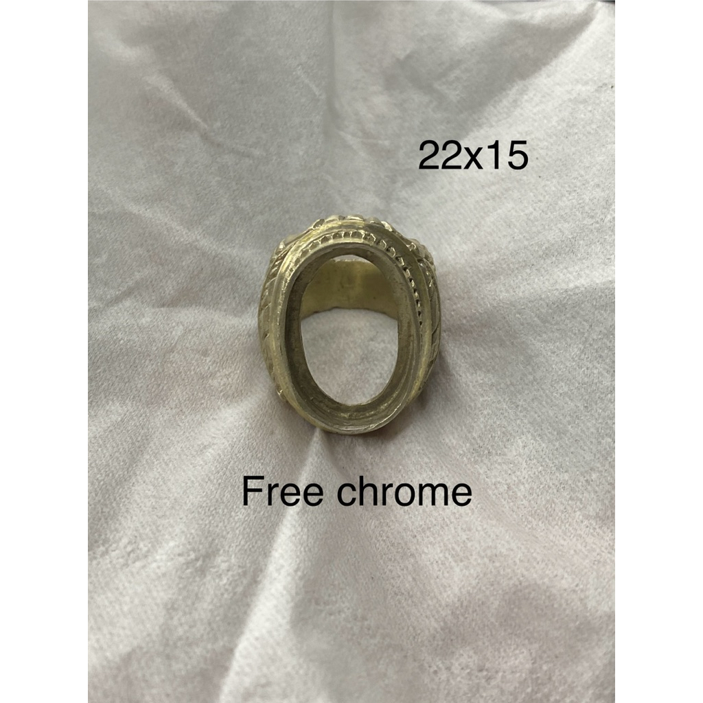 ring alpaka rasa perak free chrome
