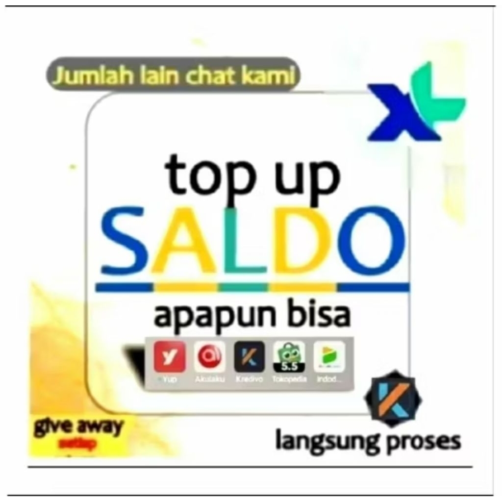 TERPERCAYA TOP SALDO UP SALDO/PULSA TRANSFER 500K-30JTA KE SEMUA TERMURAH