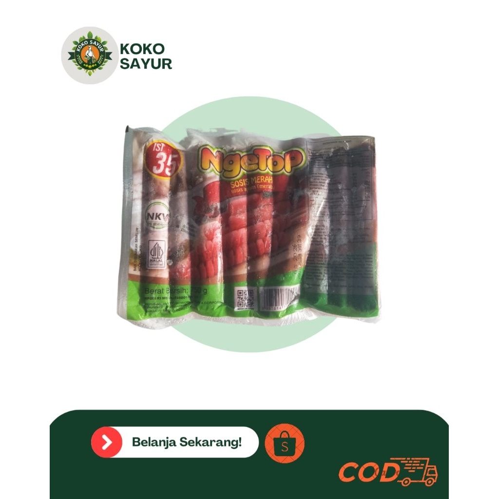 Sosis NgeTop Isi 35pcs - Frozen Food