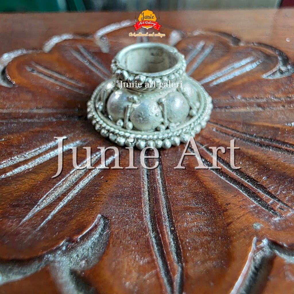 Mendak Cincin Model Mrican Lapis Perak Asli Warangka solo dan jogja