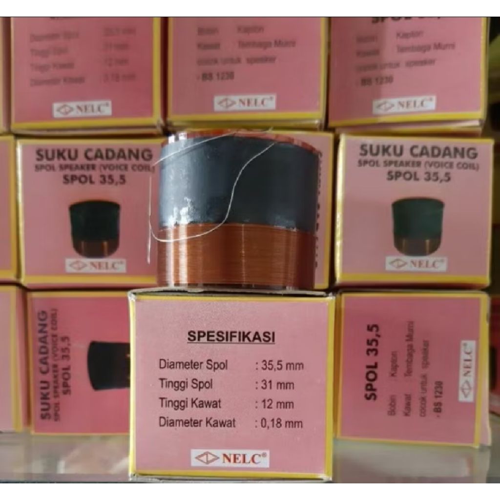 spul spiker voice coil speaker 35.5mm