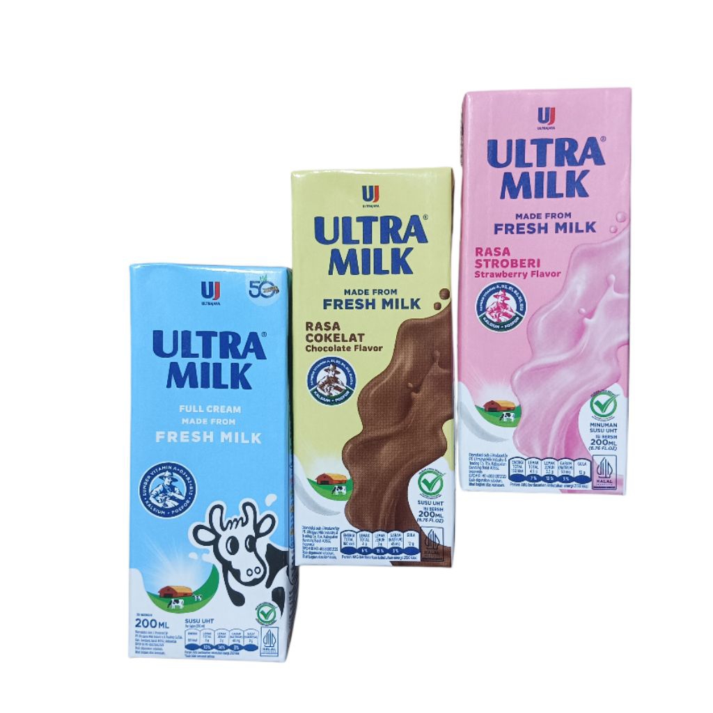 Ultra Milk Susu Uht 200ml | ULTRA MILK SUSU UHT 200ML