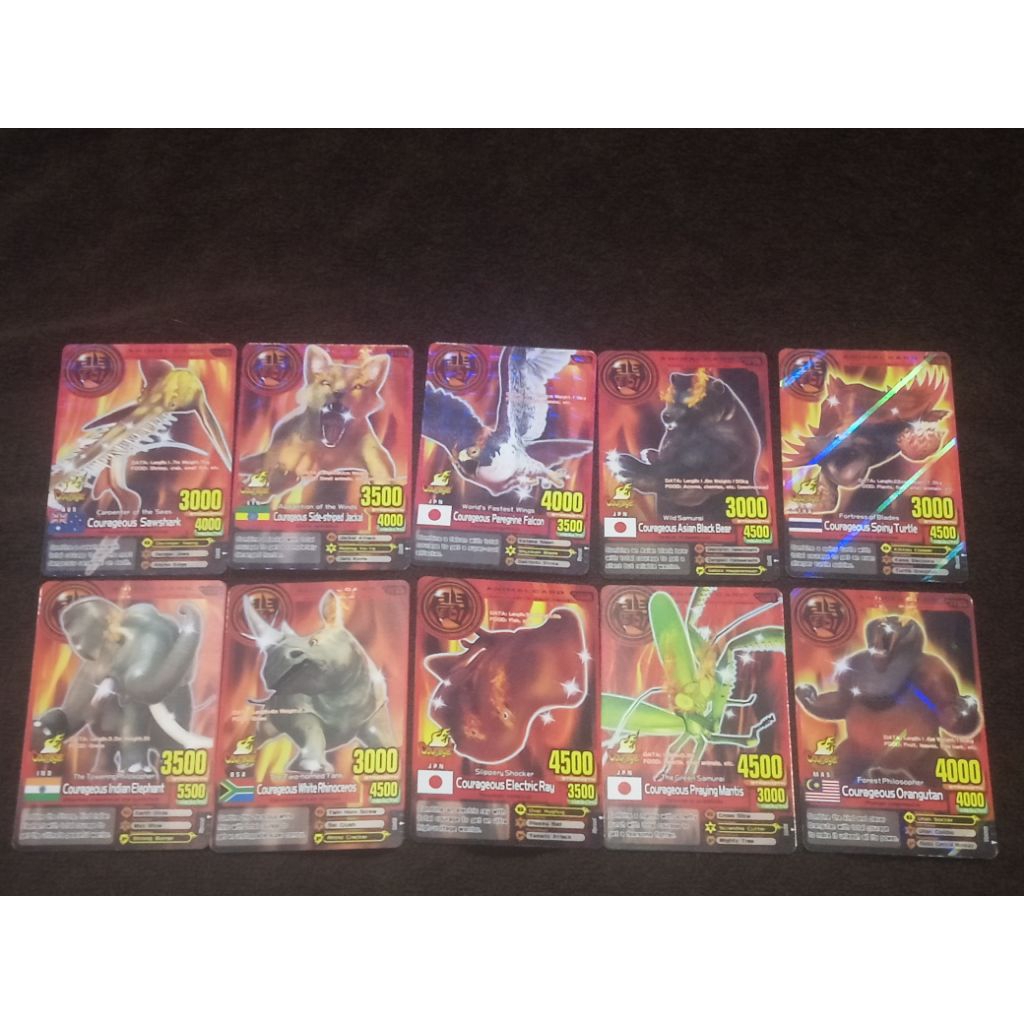 Animal Kaiser Courageous Animal ORI COMMON Bisa Pilih