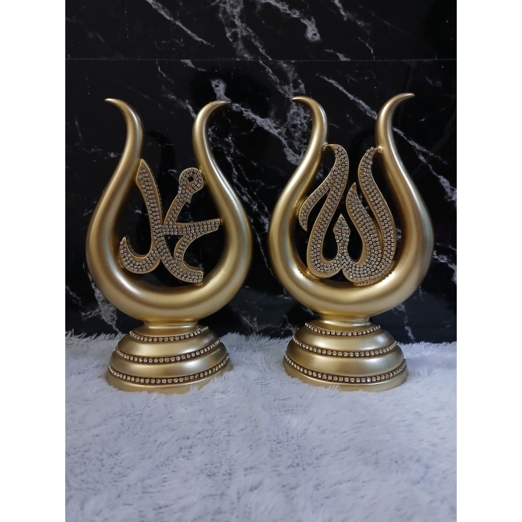 Hiasan Meja Aesthetic Allah Muhammad Tulip 1