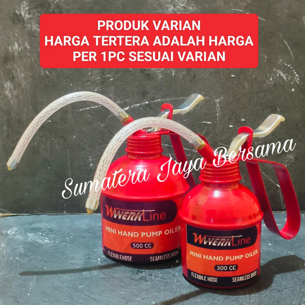 Oli can Olican Oil can 300cc dan 500cc pompa oli Kaleng tebal tabung 300 ml / 500 ml Pump oil