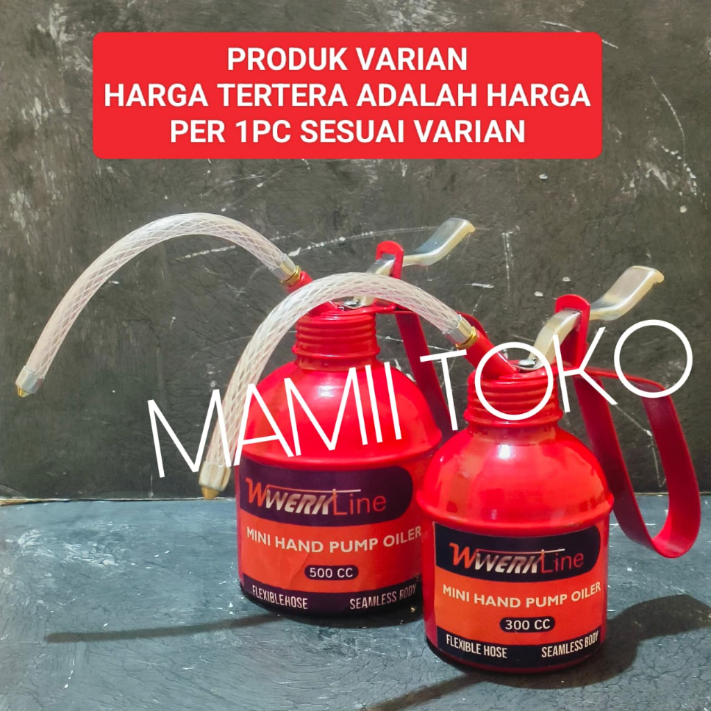 Oli can Olican Oil can 300cc dan 500cc pompa oli Kaleng tebal tabung 300 ml / 500 ml Pump oil