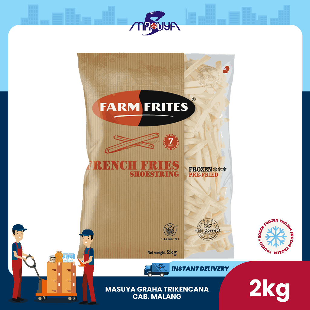 Farm Frites Fries Shoestring 7mm 2KG