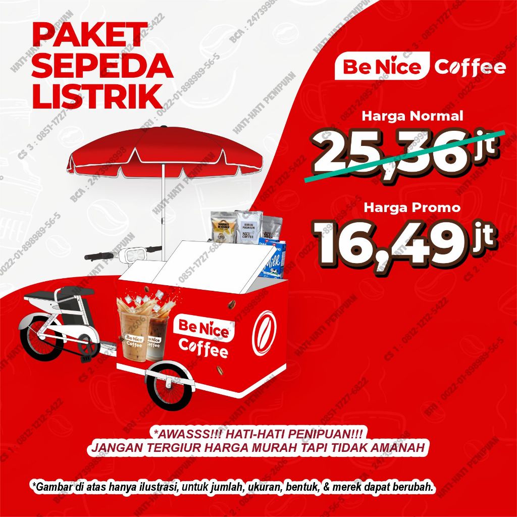 Usaha Minuman Kopi Keliling Kekinian Kopi Gerobak - Nice Coffee