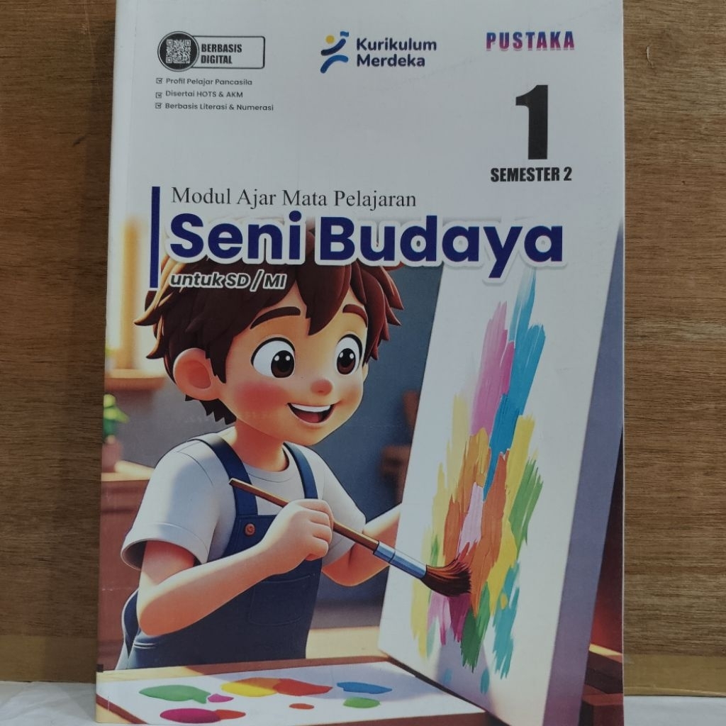 [LKS Pustaka] SENI BUDAYA Kurikulum Merdeka SD/MI Kelas 1 Semester 2