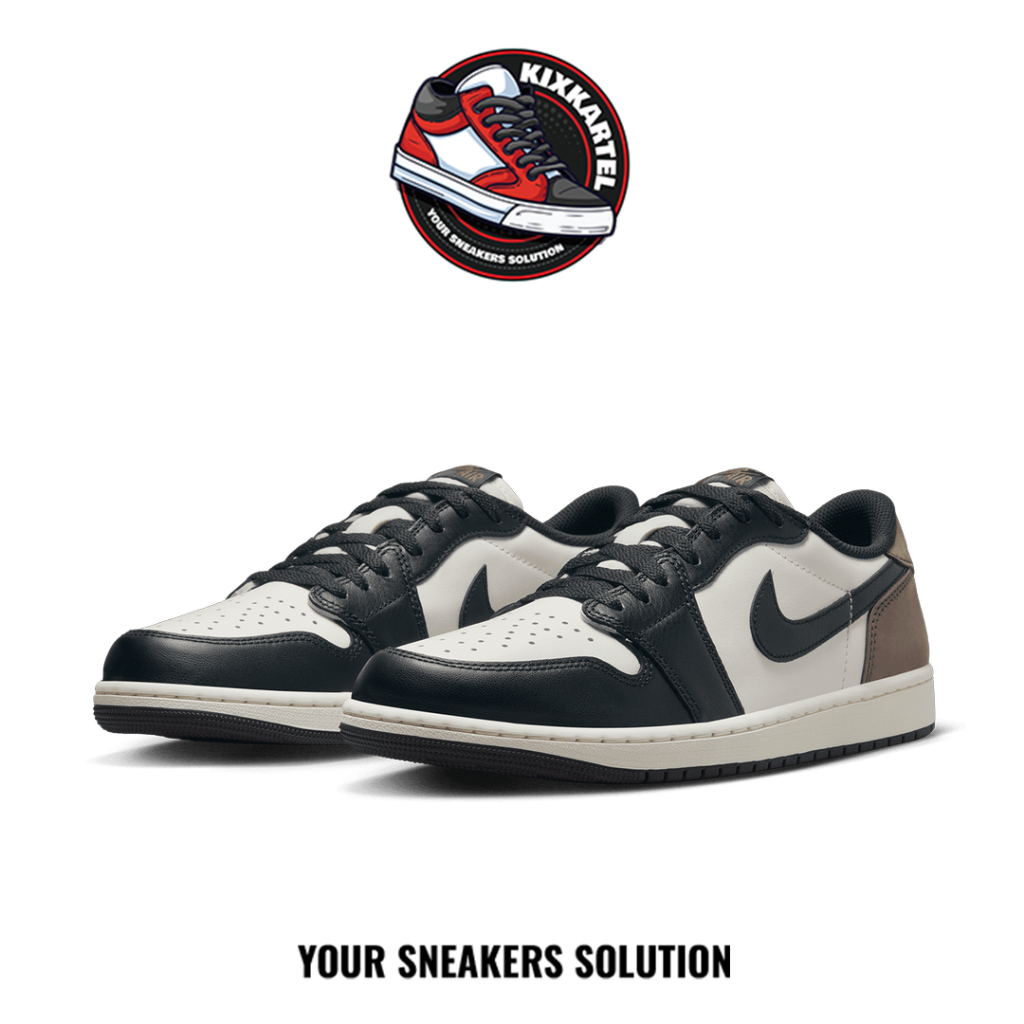 Sepatu Nike Air Jordan 1 Low OG Dark Mocha Brown Sneakers Authentic