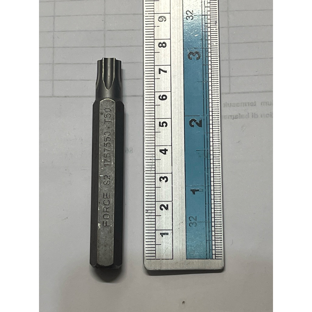 Mata Obeng Bintang Star bits Force T50 panjang 75mm