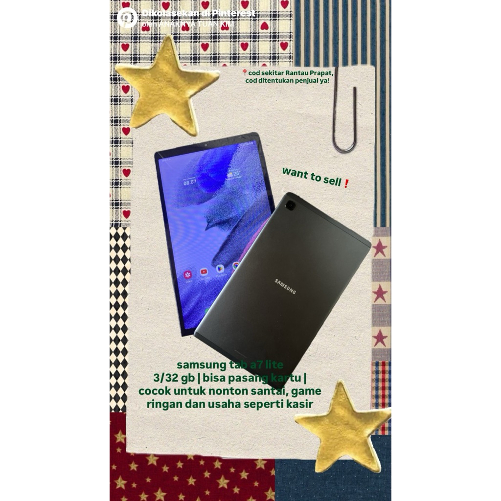 (second) Samsung Tab A7 Lite