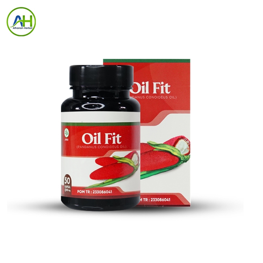 AlhananHerbal - Oil Fit Kapsul Ekstrak Buah Merah Papua Untuk Kesehatan