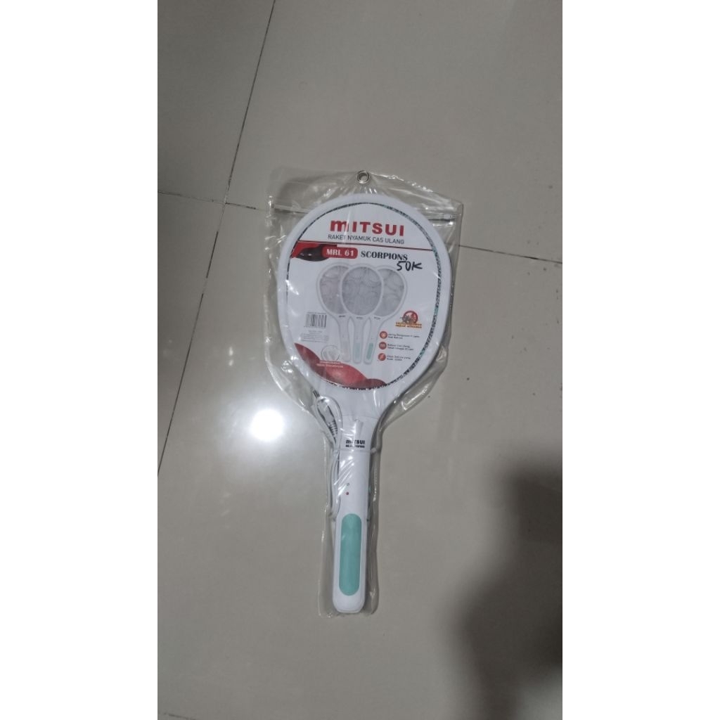 reket nyamuk mitsui/alat setrum nyamuk, semut, kecoa, lalat cicak dll